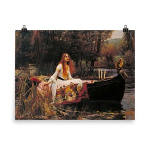 The Lady of Shalott by John William Waterhouse Poster Print