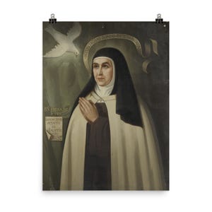 Impression d&#39;affiche de Sainte Thérèse d&#39;Avila