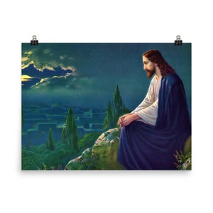 Christ on the Mount of Olives by Giovanni Poster Print