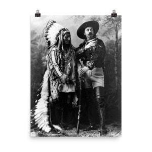 Sitting Bull and Buffalo Bill Poster Print