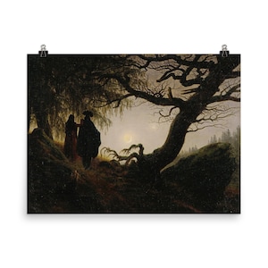 Caspar David Friedrich Mond-Betrachtung Fine Art Fine Art
