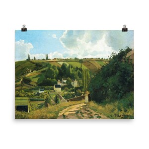 Jalais Hill, Pontoise by Camille Pissarro Poster Print