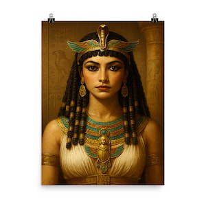 Cleopatra VII Poster: Ancient Egyptian Queen Art Print