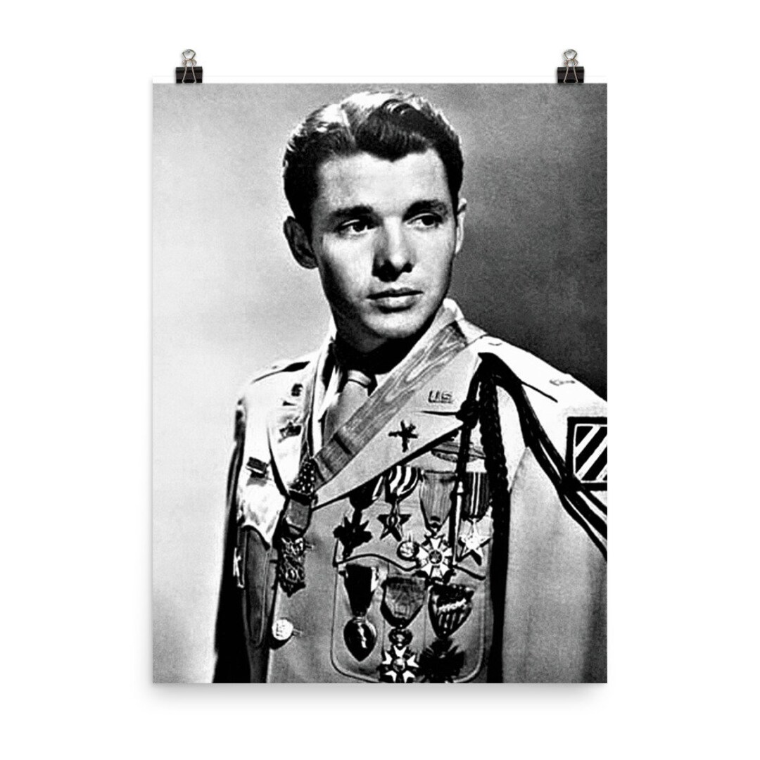 Audie Murphy Poster - Etsy