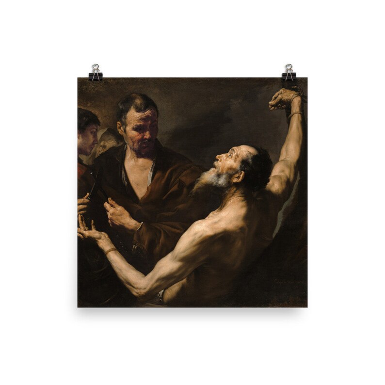 The Martyrdom of Saint Bartholomew by Jusepe De Ribera Poster Print - Etsy