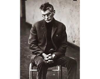 Samuel Beckett Oil Painting Art Print Portrait POSTER Classic ...
