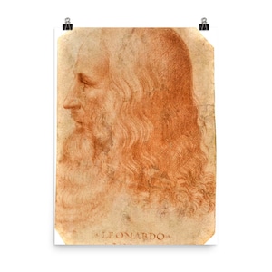 Affiche de Léonard de Vinci