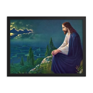 Christ on the Mount of Olives by Giovanni Framed Print