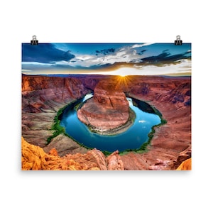 Horseshoe Bend in Arizona Poster Print