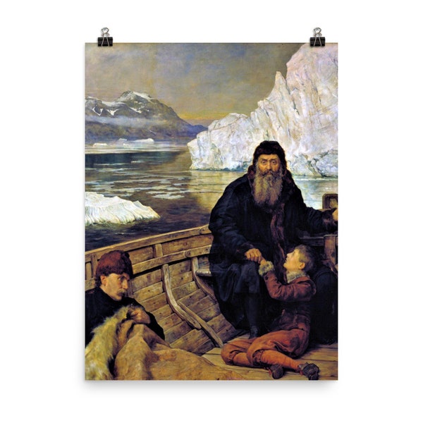 The Last Voyage of Henry Hudson by John Collier Poster Print