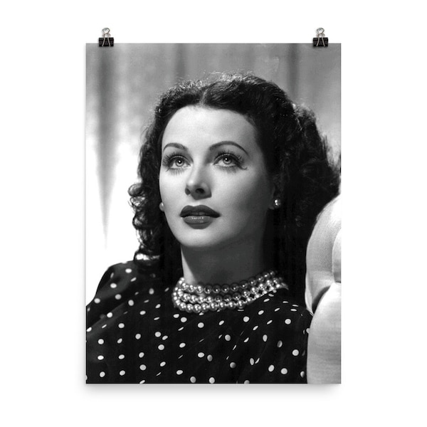 Hedy Lamarr Poster Druck
