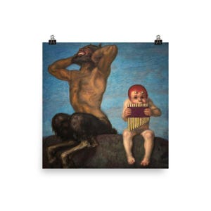 Dissonanz by Franz von Stuck Poster Print