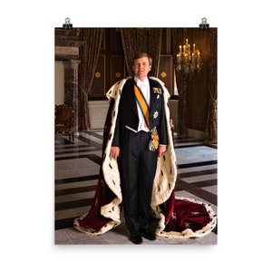 King Willem-Alexander of the Netherlands Poster Print
