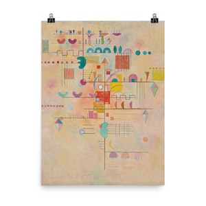 Graceful Ascent by Wassily Kandinsky Poster Print
