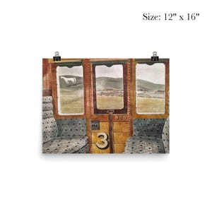 Vintage Train Landscape Poster Print - Eric Ravilious 1939 Art Wall ...