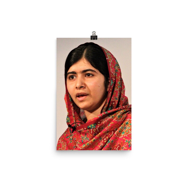 Malala Yousafzai Poster Print - Etsy