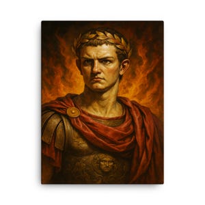 Caligula Canvas Print: Dramatic Roman Emperor Vintage Wall Art