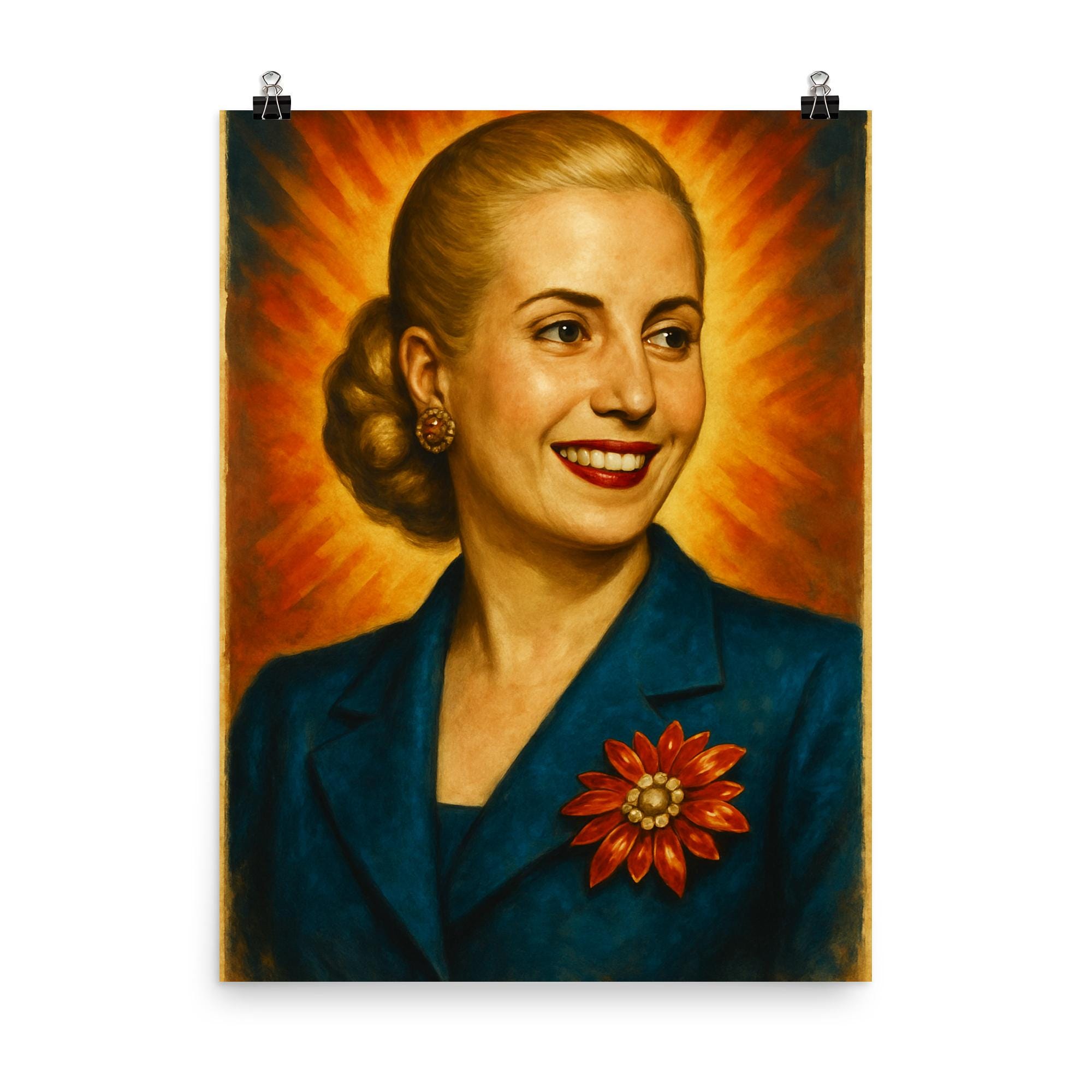 traje vestimenta de eva peron