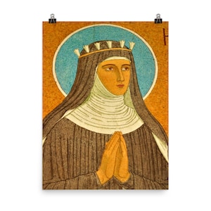 Saint Hildegard of Bingen Poster Print