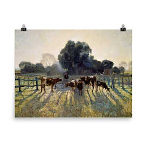 Spring Frost by Elioth Gruner Poster Print