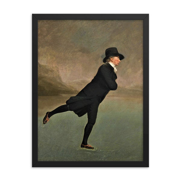 The Skating Minister by Henry Raeburn Framed Print