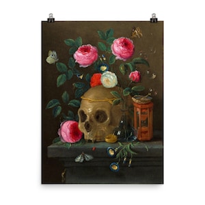 Vanitas Still Life by Jan van Kessel Poster Print