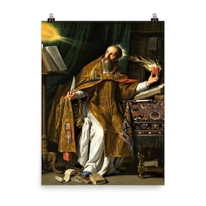 Saint Augustine By Philippe De Champaigne Poster Print