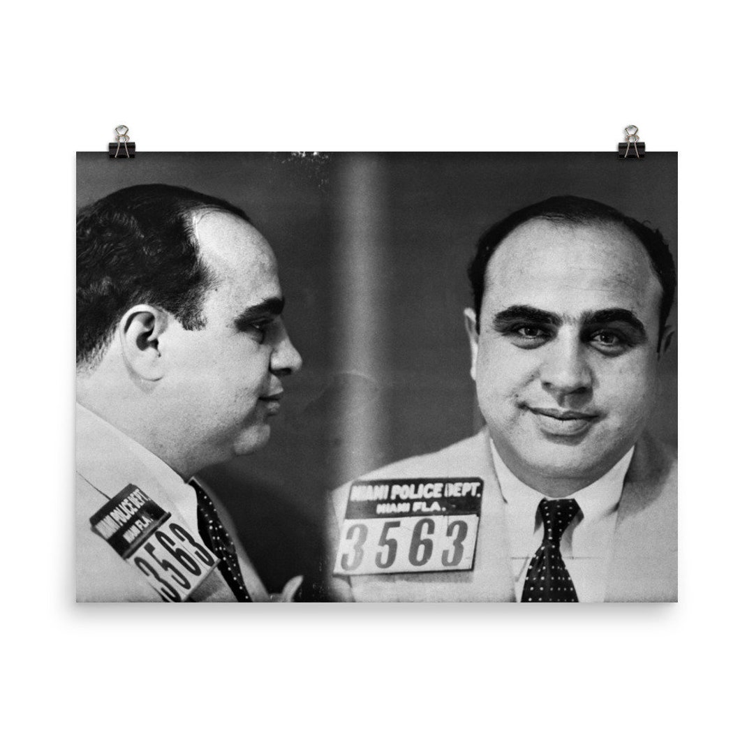 Al Capone Mugshot Poster Print - Etsy
