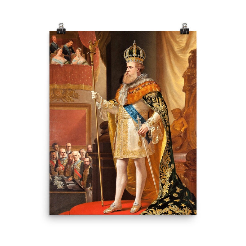 Dom Pedro II Poster Print