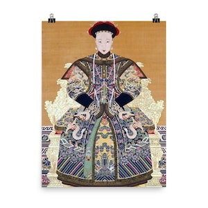 Kaiserin Dowager Longyu Poster Druck – 18” x 24”