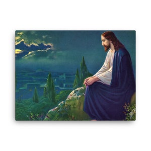 Christ on the Mount of Olives by Giovanni Canvas Print - Canvas Wall Art