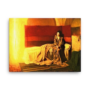 Impresión en lienzo de La Anunciación de Henry Ossawa Tanner - Lienzo decorativo para pared