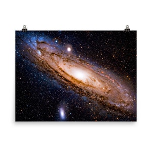 Impresión del cartel de la galaxia de Andrómeda