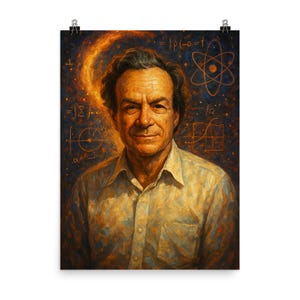 Richard Feynman Quote Poster: Inspirational STEM Wall Art