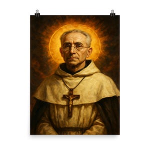 Titus Brandsma Portrait: Catholic Inspirational Wall Art