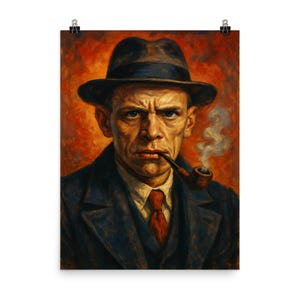 Daniil Kharms Poster: Whimsical Surrealist Literary Art
