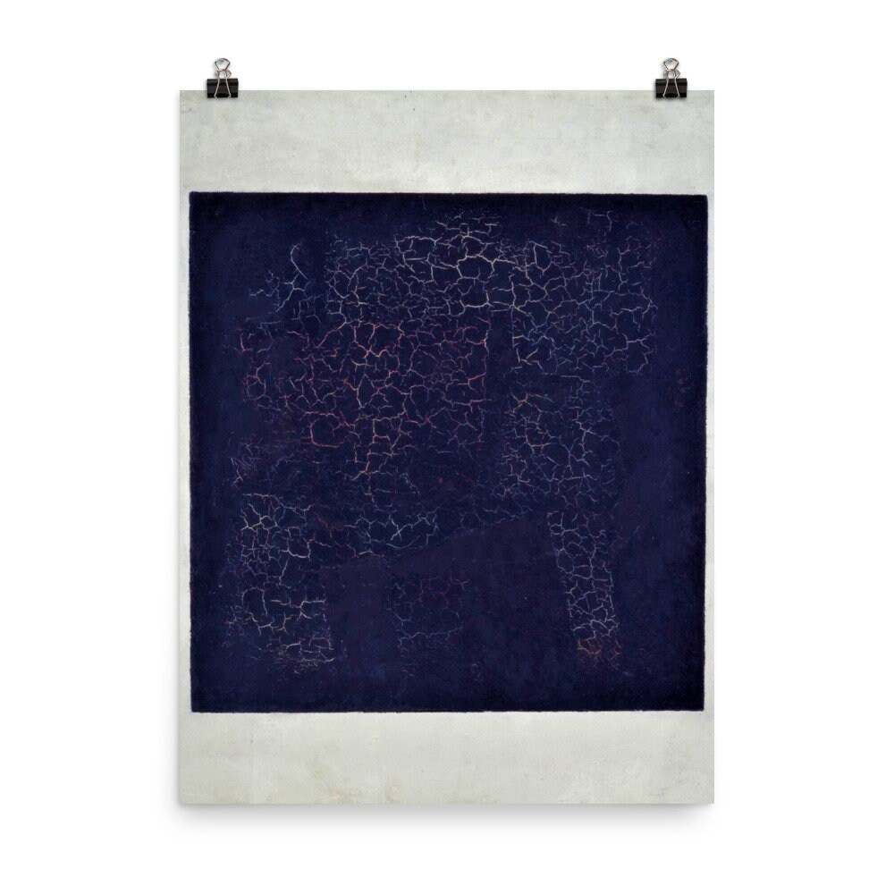 The Black Square by Kazimir Malevich Poster Print