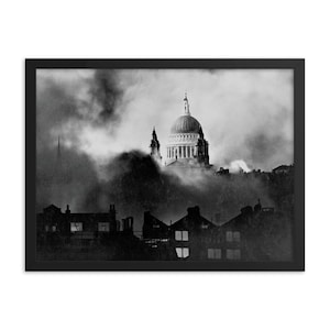 St Paul&#39;s Survives Framed Print