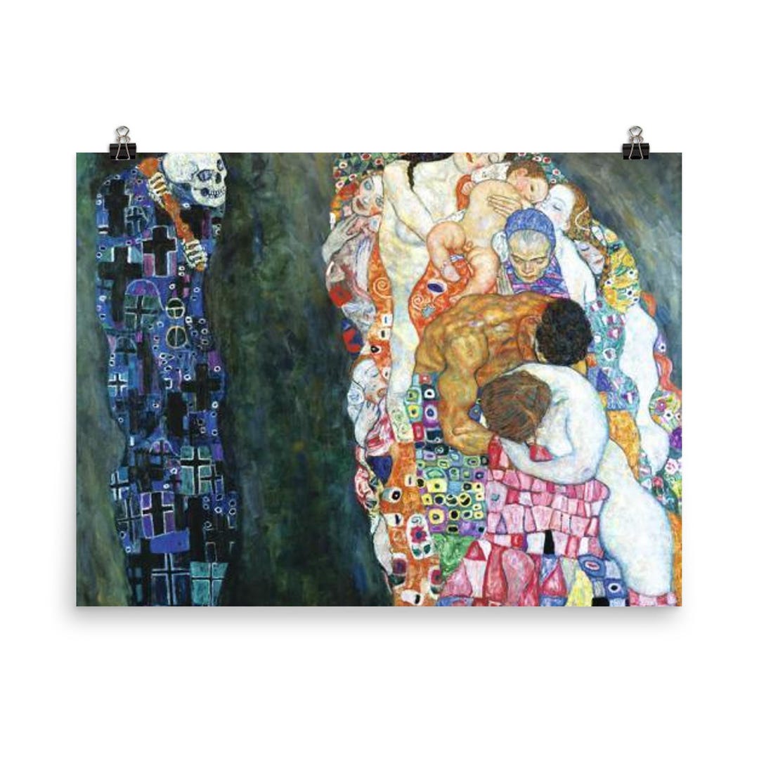 Gustav Klimt Death and Life 1910 Poster Print – Stunning Wall Art ...