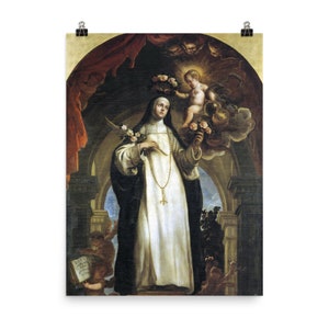Impresión de póster de Santa Rosa de Lima