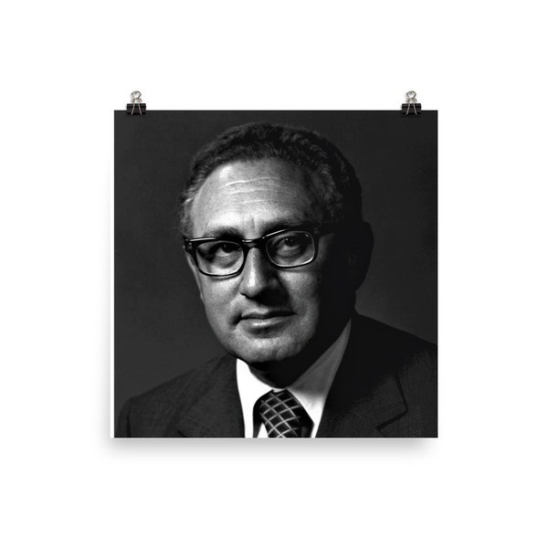 Henry Kissinger Poster Print