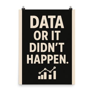 Data-Driven Analytics Poster: Empowering Office Decor for Tech Enthusiasts