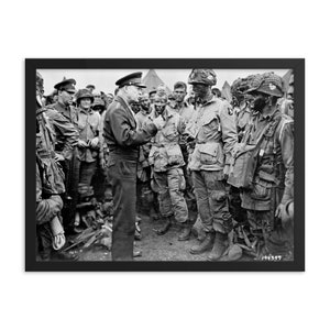 General Dwight Eisenhower (D-Day) Framed Print