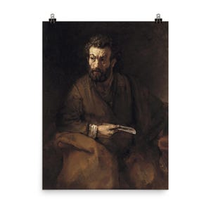 Rembrandt&#39;s Saint Bartholomew Poster: Museum-Quality Fine Art Print