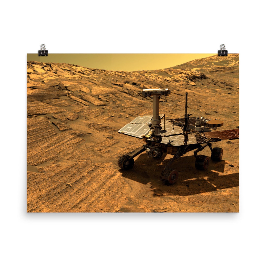 Opportunity Rover in Endurance Crater Poster Print - Etsy