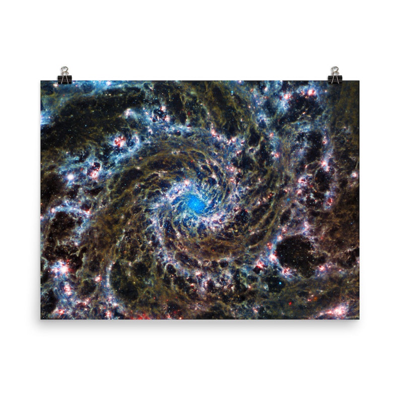 Phantom Galaxy by James b Space Telescope Poster Print Etsy