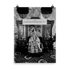 Witwe Kaiserin Cixi Poster Print