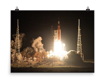 Artemis 1 Launch Poster Print