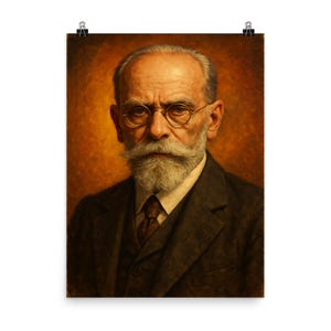 Edmund Huerl Philosopher Poster: Modern Scholarly Wall Art