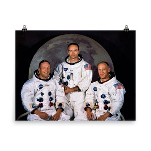 Apollo 11 Crew Poster Print